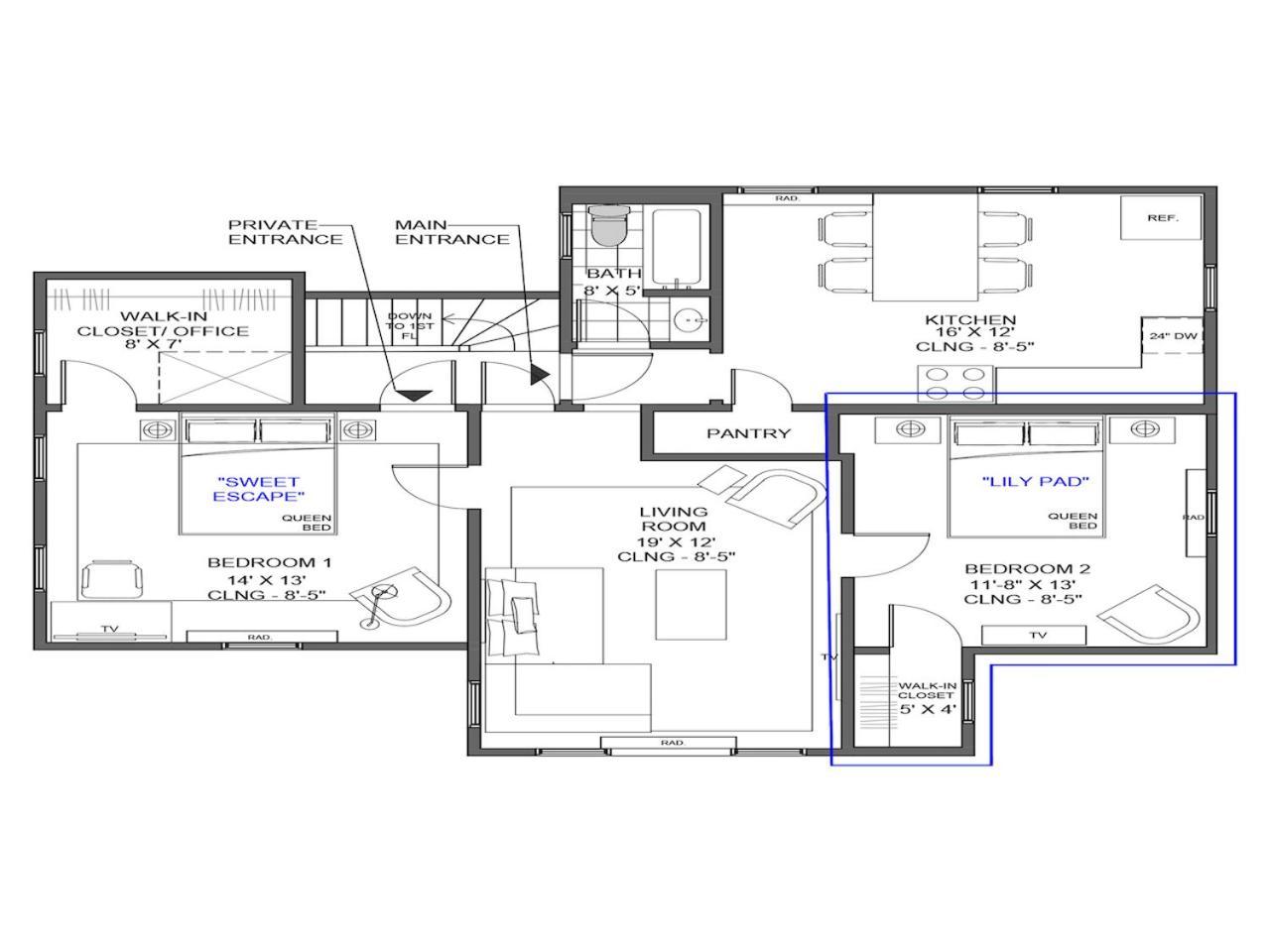 Apartment Sweet Escape, 2br In Community, Only 1 Hr To Nyc!
